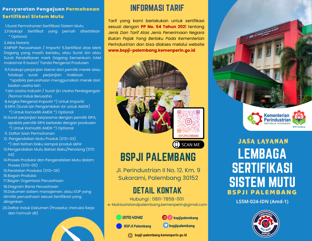 Sertifikasi Sistem Mutu (LSSM)